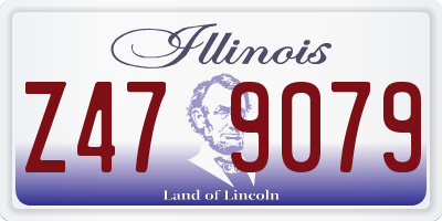 IL license plate Z479079