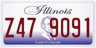 IL license plate Z479091