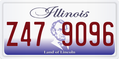 IL license plate Z479096