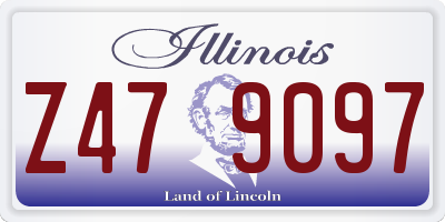 IL license plate Z479097