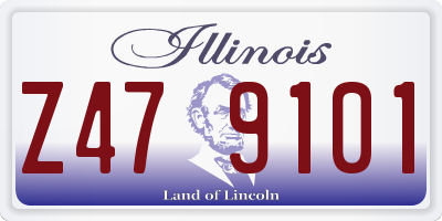 IL license plate Z479101