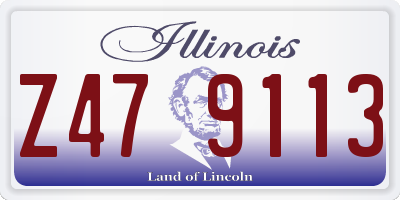 IL license plate Z479113