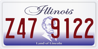 IL license plate Z479122