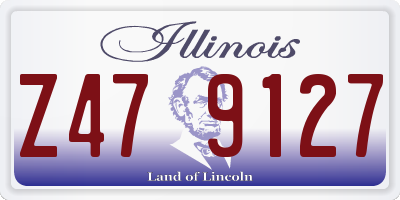 IL license plate Z479127