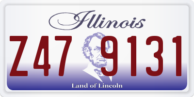 IL license plate Z479131
