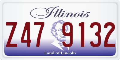 IL license plate Z479132