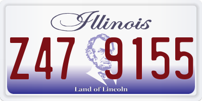 IL license plate Z479155