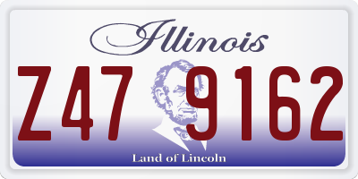 IL license plate Z479162