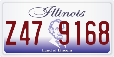 IL license plate Z479168