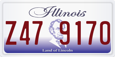 IL license plate Z479170