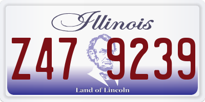 IL license plate Z479239
