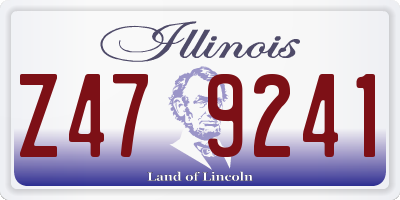 IL license plate Z479241