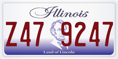 IL license plate Z479247