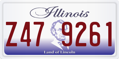 IL license plate Z479261