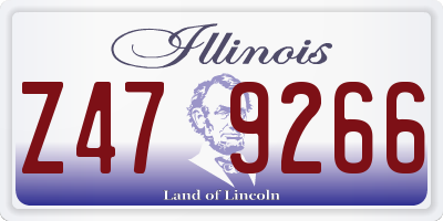 IL license plate Z479266