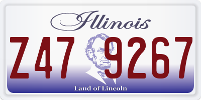 IL license plate Z479267