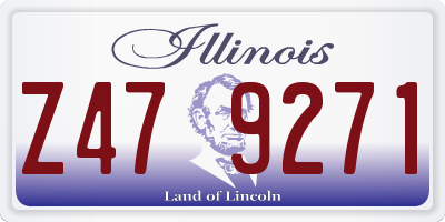 IL license plate Z479271