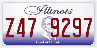 IL license plate Z479297