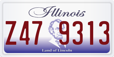 IL license plate Z479313