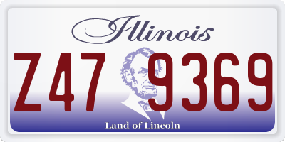 IL license plate Z479369