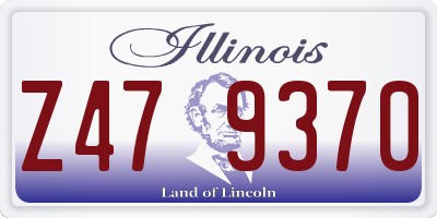 IL license plate Z479370