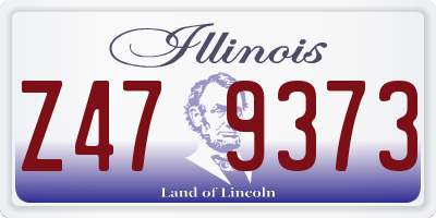 IL license plate Z479373