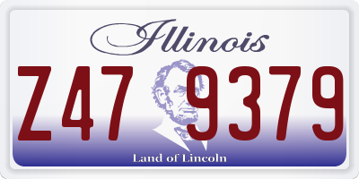 IL license plate Z479379