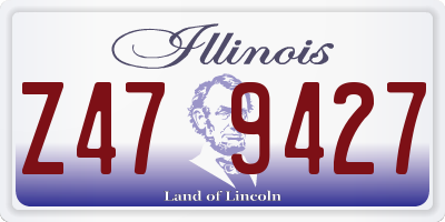 IL license plate Z479427