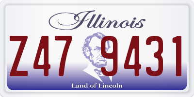 IL license plate Z479431