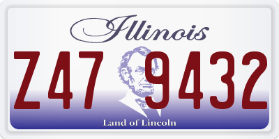 IL license plate Z479432