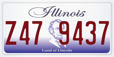 IL license plate Z479437