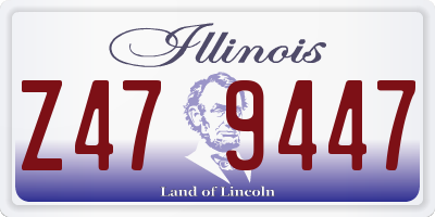 IL license plate Z479447