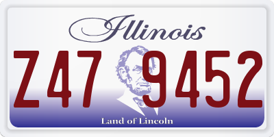 IL license plate Z479452