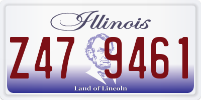IL license plate Z479461