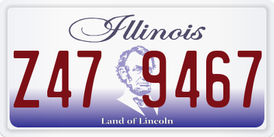 IL license plate Z479467