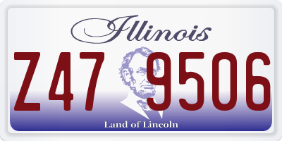 IL license plate Z479506