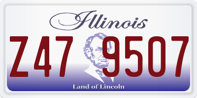 IL license plate Z479507