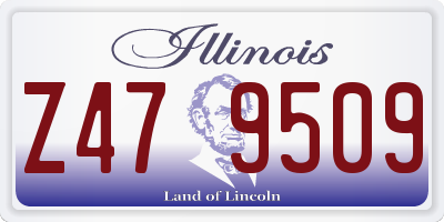 IL license plate Z479509