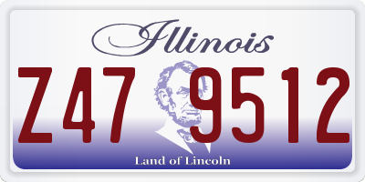 IL license plate Z479512