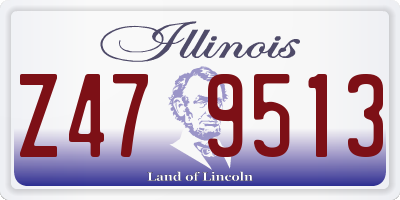 IL license plate Z479513