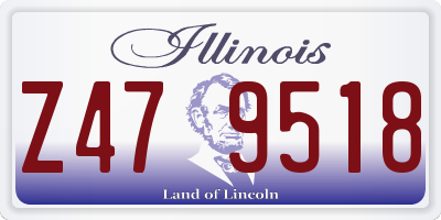 IL license plate Z479518