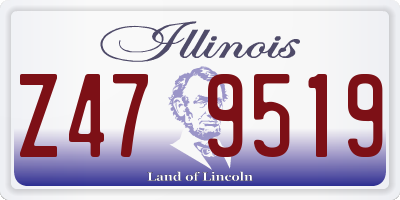 IL license plate Z479519