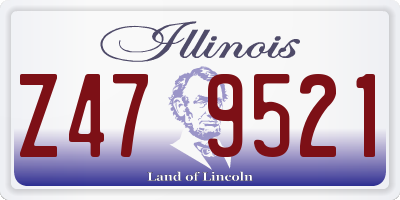 IL license plate Z479521