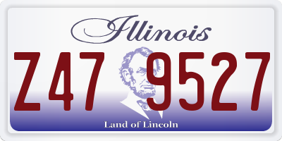 IL license plate Z479527