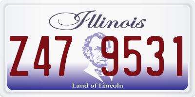IL license plate Z479531
