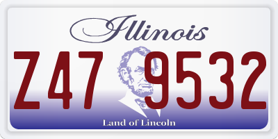 IL license plate Z479532