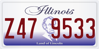 IL license plate Z479533