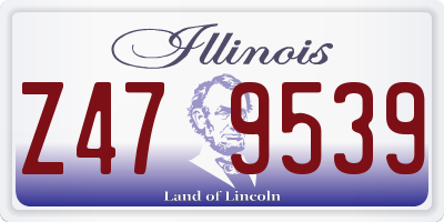 IL license plate Z479539