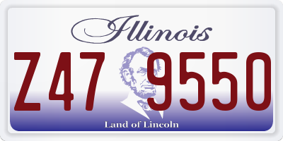IL license plate Z479550