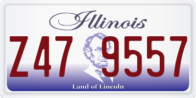 IL license plate Z479557